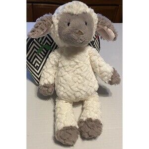 Mary Meyer 13” Gray White Lamb Sheep Plush Baby Toy SUPER SOFT Stuffed Animal